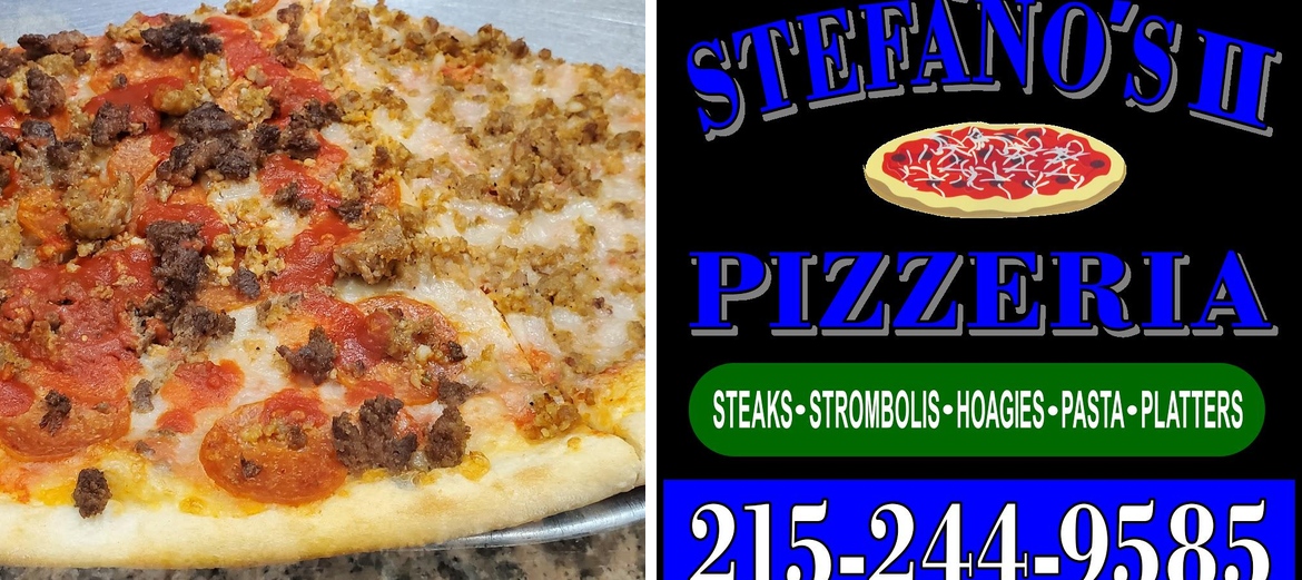Stefano's II Brick Oven Pizza Menu